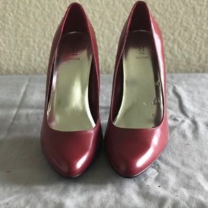 Burgundy heels